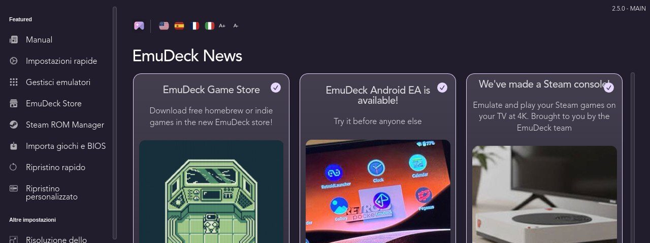 EmuDeck su SkillFishOS